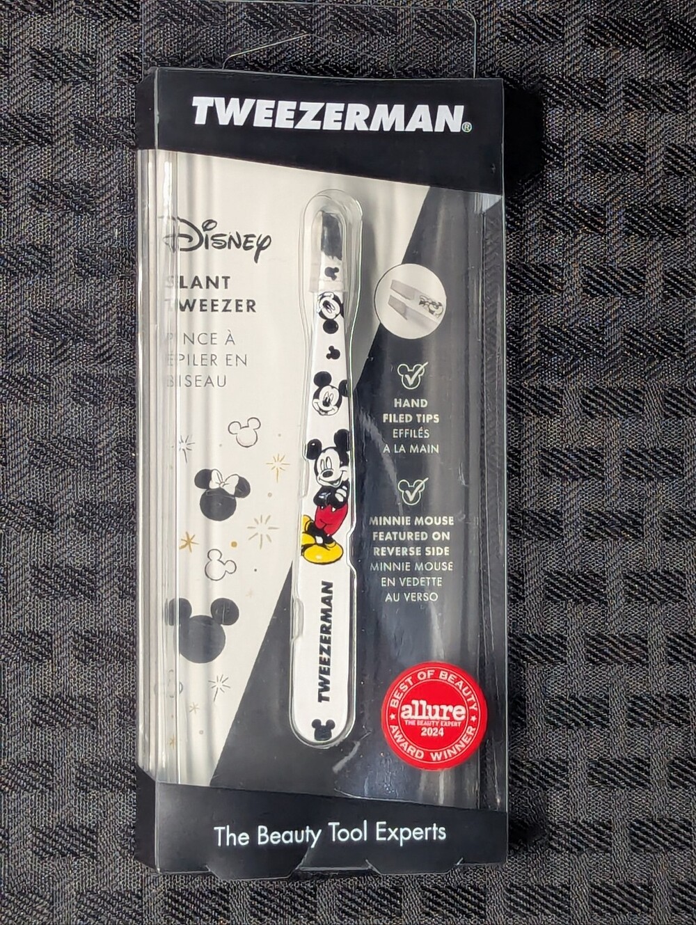 White Disney's Mickey Mouse We Got Ears Slant Tweezermans.